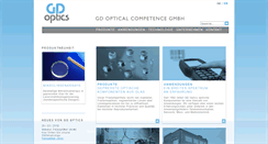 Desktop Screenshot of gdoptics.de